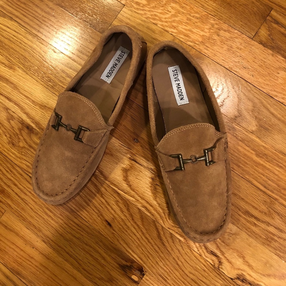 SOLD Steve Madden Suede Loafers NWOT - Picture 4 of 14